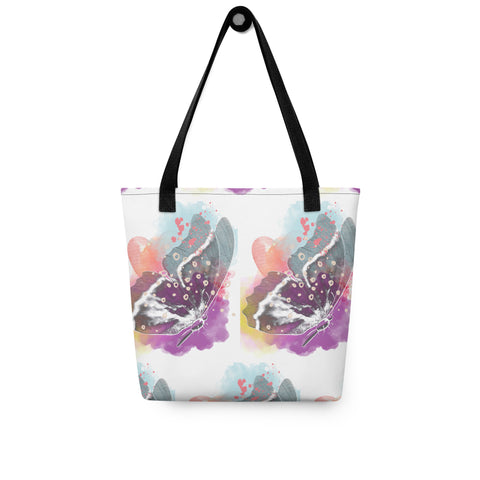 Watercolor Butterfly Tote Bag