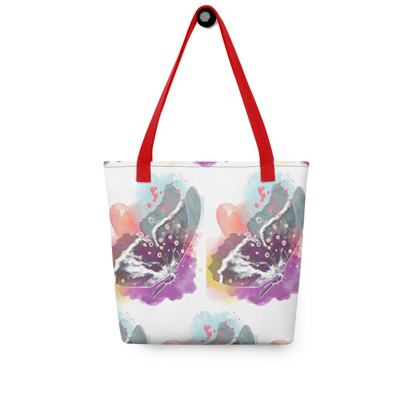 Watercolor Butterfly Tote Bag