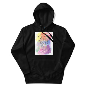 Watercolor Elephant Hoodie