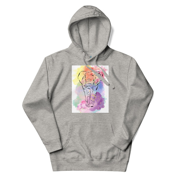 Watercolor Elephant Hoodie