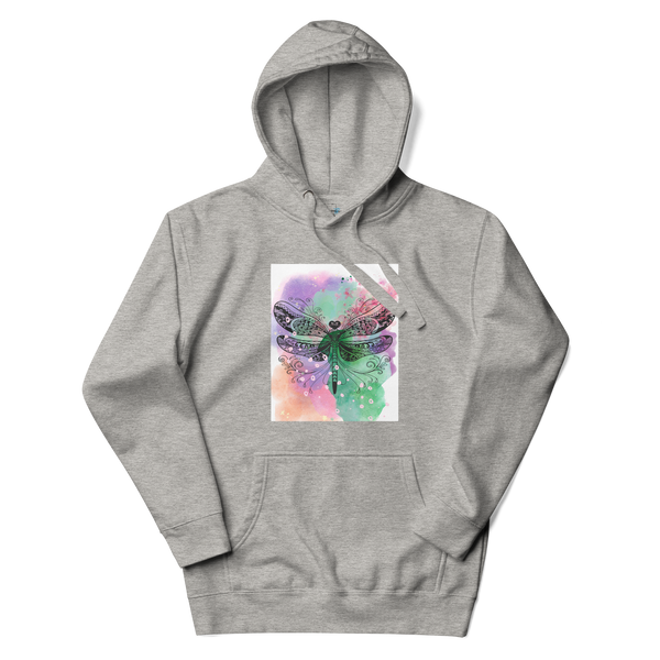 Watercolor Dragonfly Hoodie