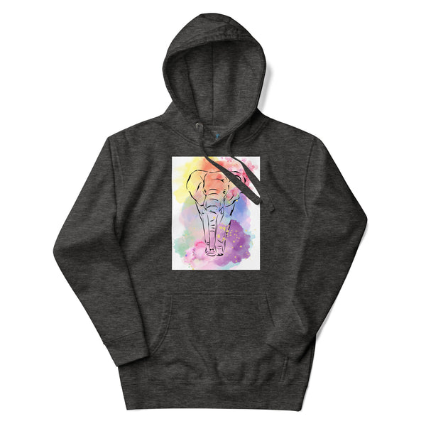 Watercolor Elephant Hoodie