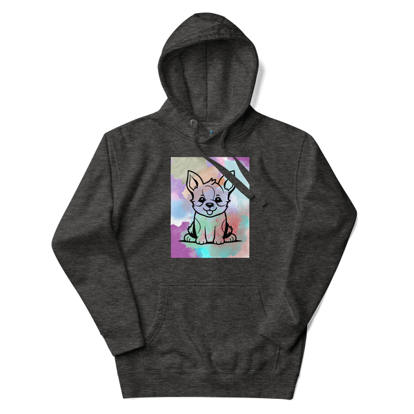 Watercolor Puppy Hoodie