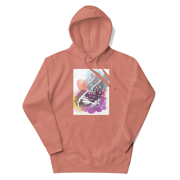 Watercolor Butterfly Hoodie