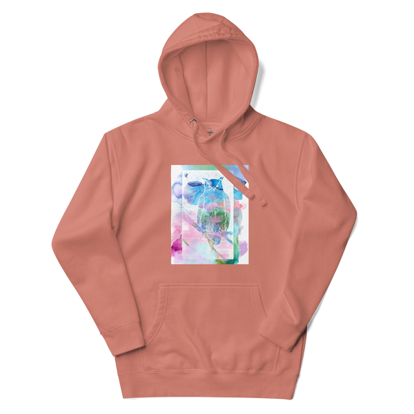 Watercolor Owl Hoodie