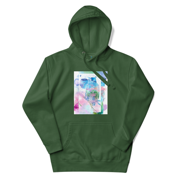 Watercolor Owl Hoodie