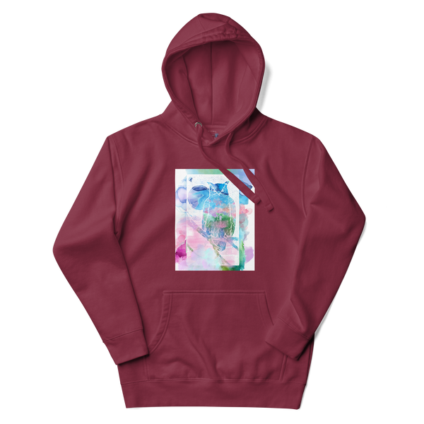 Watercolor Owl Hoodie