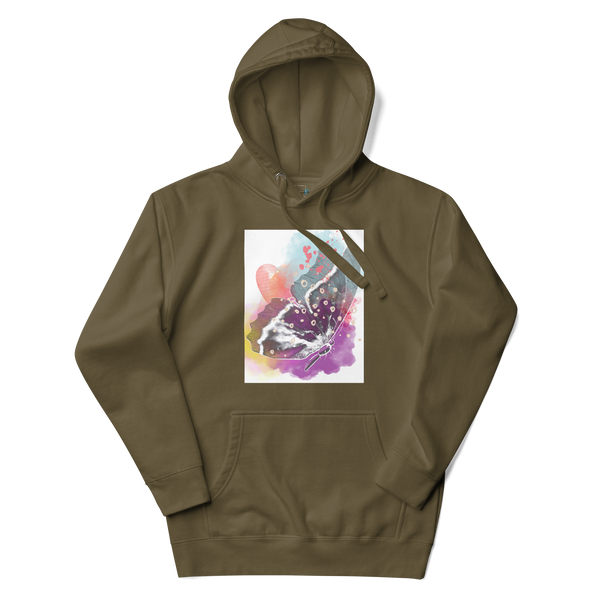 Watercolor Butterfly Hoodie