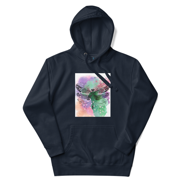 Watercolor Dragonfly Hoodie