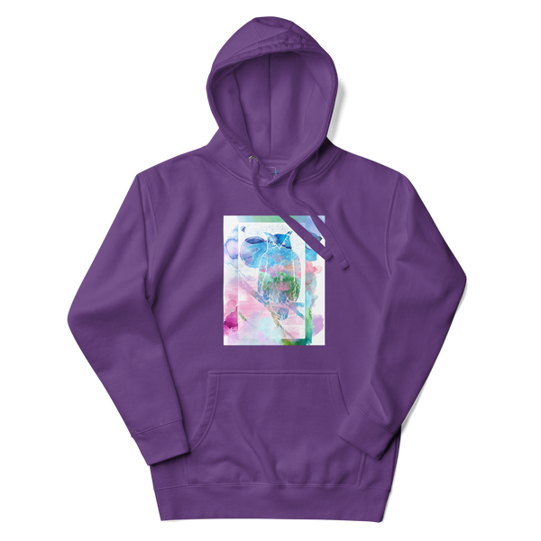 Watercolor Owl Hoodie