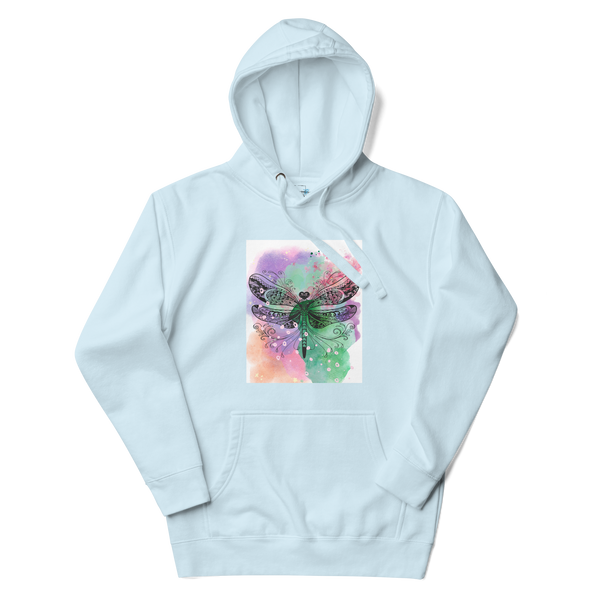 Watercolor Dragonfly Hoodie