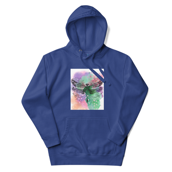 Watercolor Dragonfly Hoodie