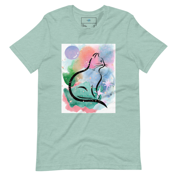 Watercolor Cat T-Shirt