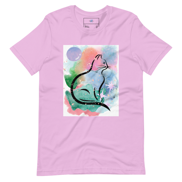 Watercolor Cat T-Shirt