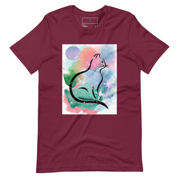 Watercolor Cat T-Shirt