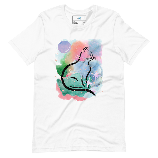 Watercolor Cat T-Shirt