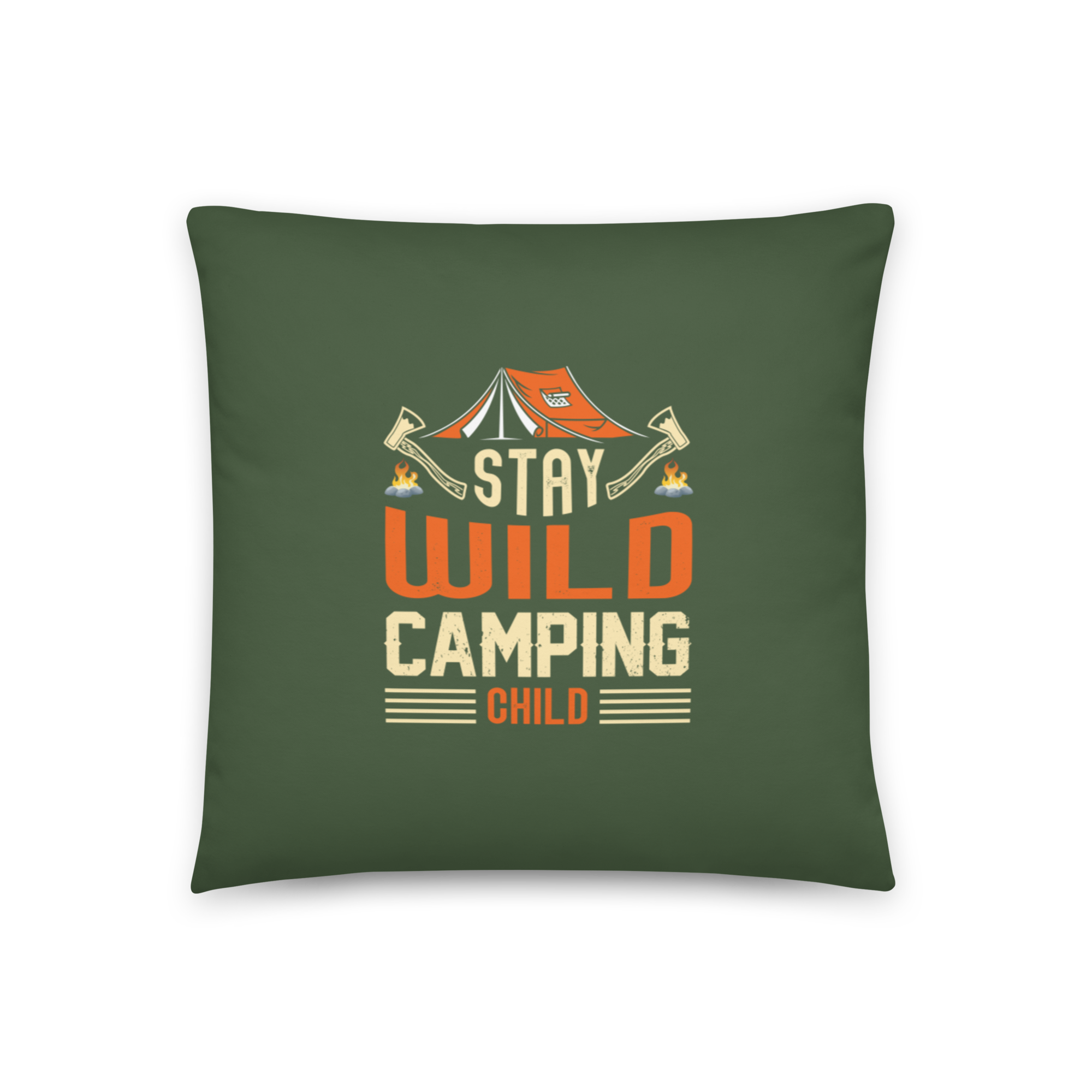 STAY WILD CAMPING CHILD Pillow