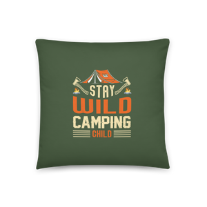 STAY WILD CAMPING CHILD Pillow