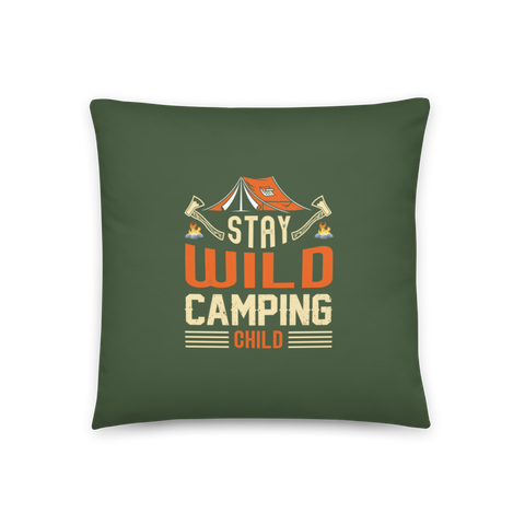 STAY WILD CAMPING CHILD Pillow