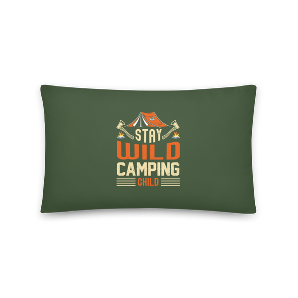 STAY WILD CAMPING CHILD Pillow