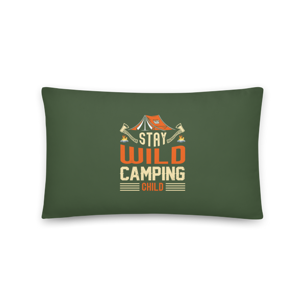 STAY WILD CAMPING CHILD Pillow