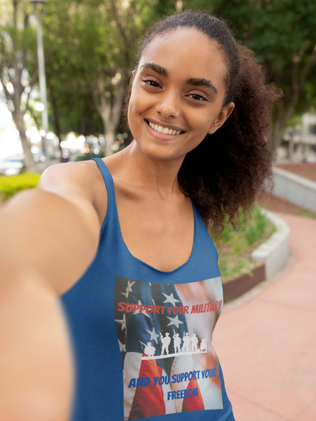 SUPPORT YOUR MILITARY Women's Tank Top