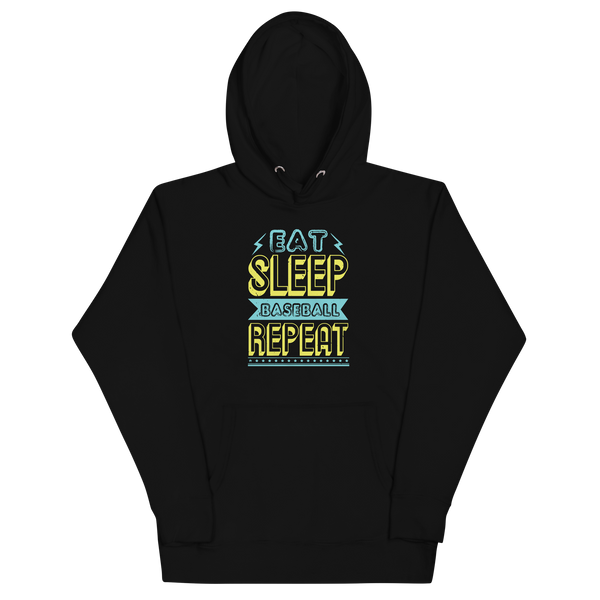 EAT, SLEEP, BASEBALL, REPEAT Hoodie