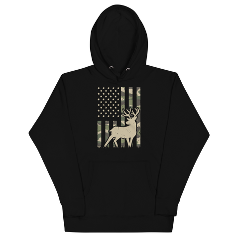 FLAG & MULE DEER Hoodie