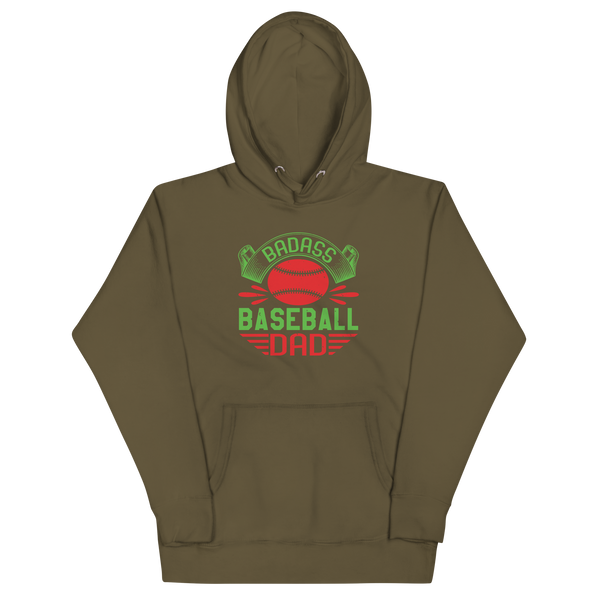 BADASS BASEBALL DAD Hoodie