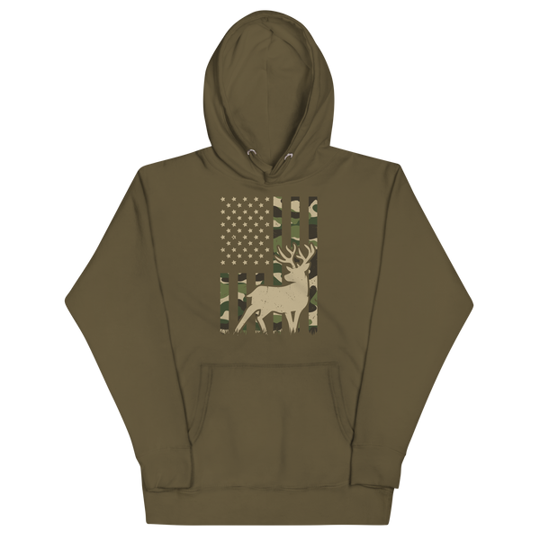 FLAG & MULE DEER Hoodie