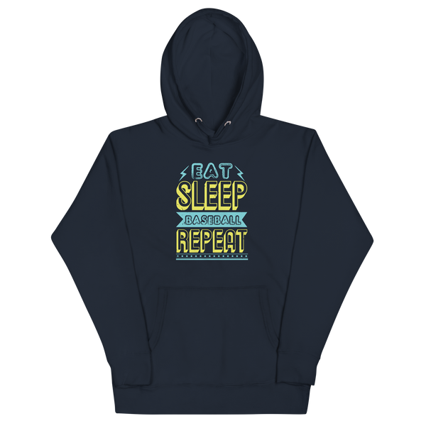 EAT, SLEEP, BASEBALL, REPEAT Hoodie