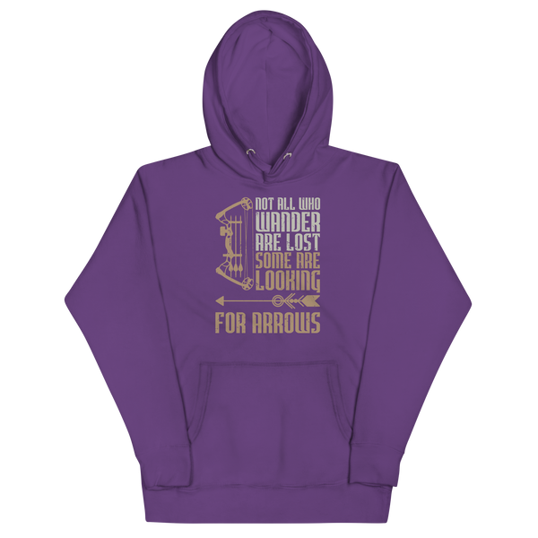 NOT ALL WHO WANDER ARE LOST, SOME ARE LOOKING FOR ARROWS Hoodie