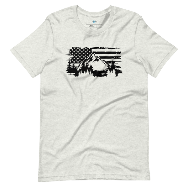 FLAG & MOUNTAIN T-Shirt