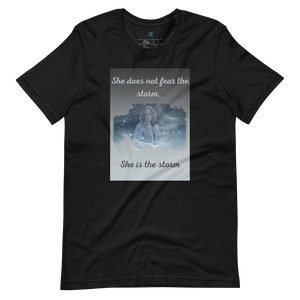 SHE DOES NOT FEAR THE STORM Short-Sleeve T-Shirt