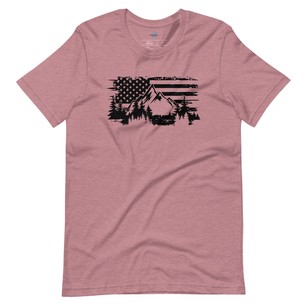 FLAG & MOUNTAIN T-Shirt