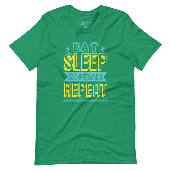 EAT, SLEEP, BASEBALL, REPEAT T-SHIRT