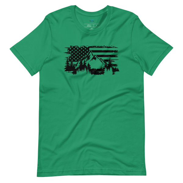 FLAG & MOUNTAIN T-Shirt