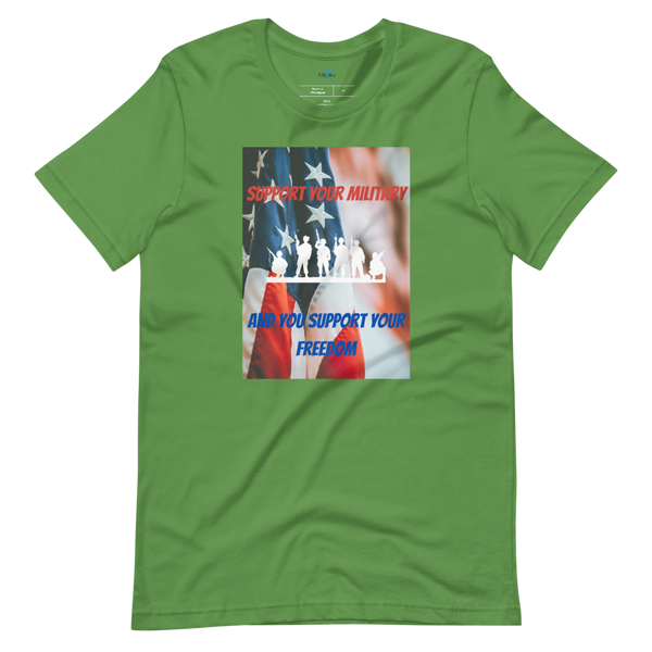 SUPPORT YOUR MILITARY Short-sleeve t-shirt