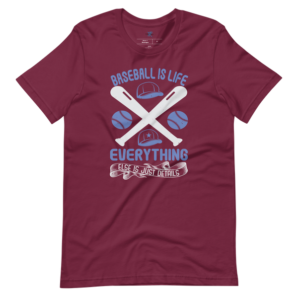 BASEBALL IS LIFE T-SHIRT