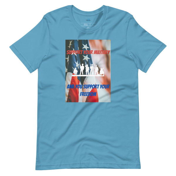 SUPPORT YOUR MILITARY Short-sleeve t-shirt