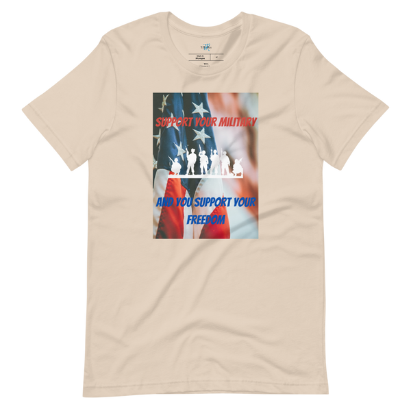 SUPPORT YOUR MILITARY Short-sleeve t-shirt