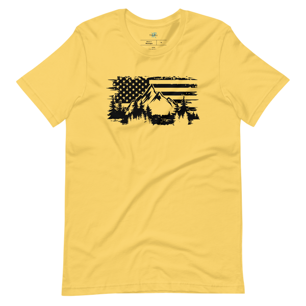 FLAG & MOUNTAIN T-Shirt