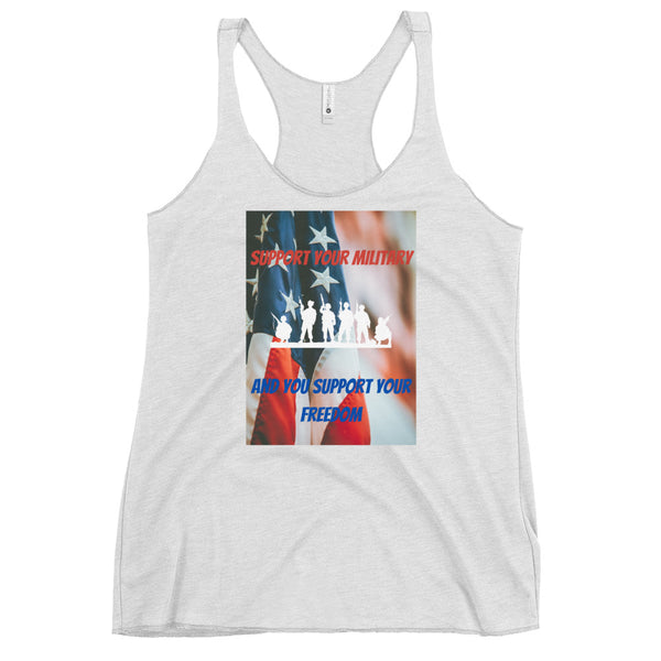 SUPPORT YOUR MILITARY Women's Tank Top