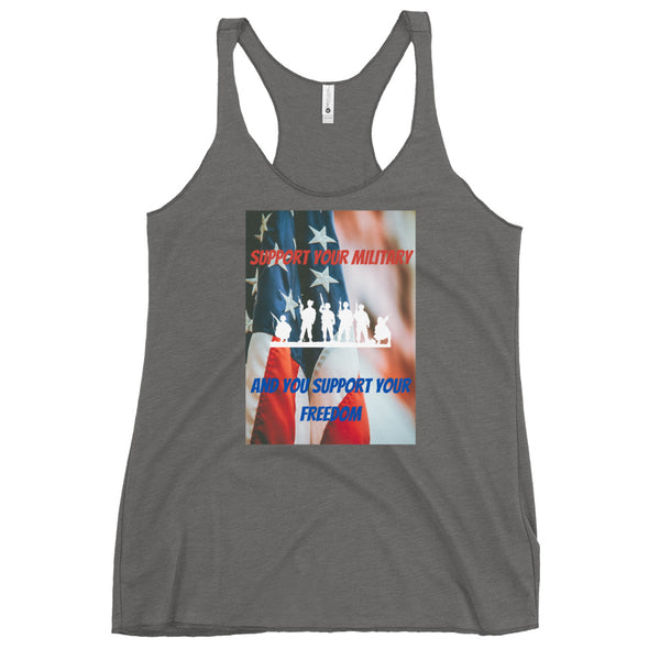 SUPPORT YOUR MILITARY Women's Tank Top