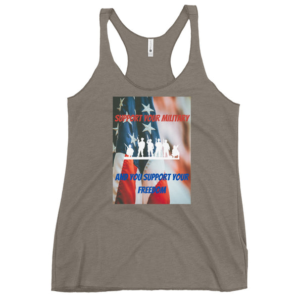 SUPPORT YOUR MILITARY Women's Tank Top